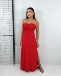 Vestido Drica Longo – Vermelho