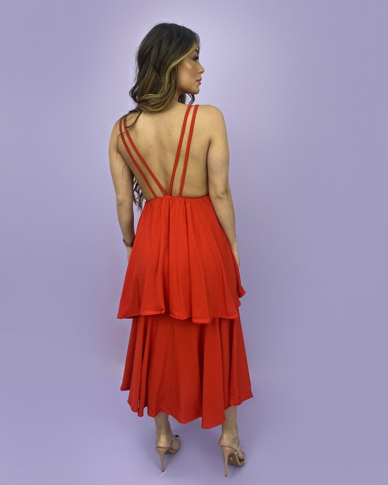 Vestido Hellen - Vermelho - Image 3