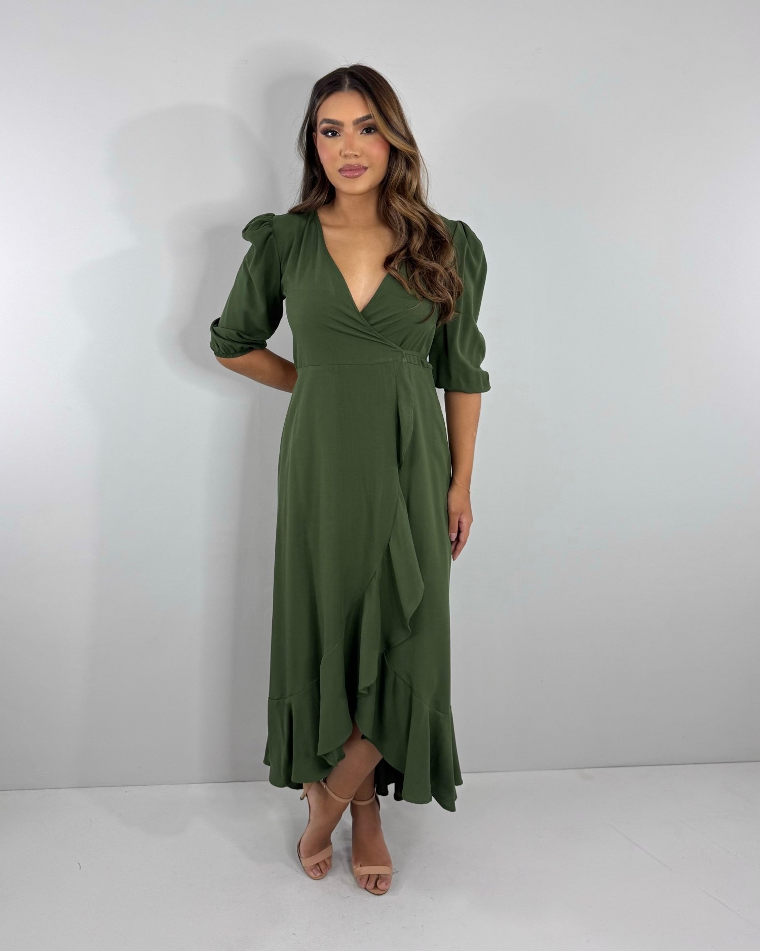 Vestido Berenice - Verde Militar - Image 3