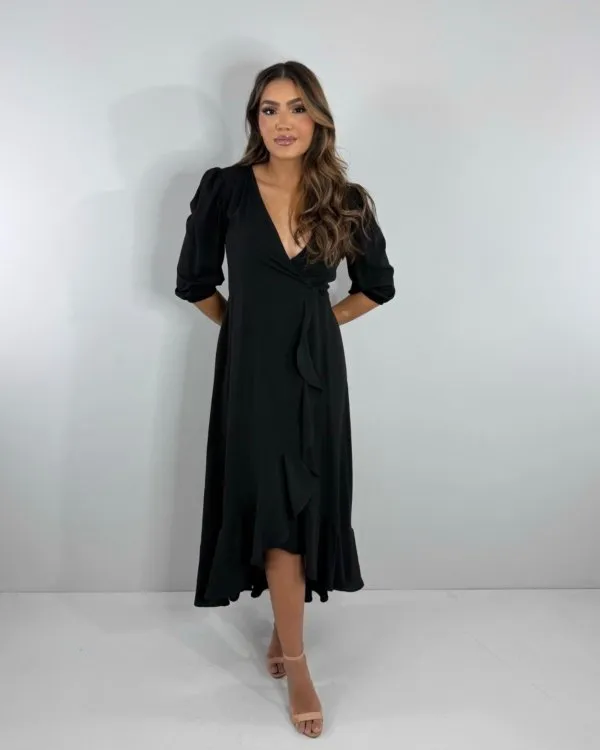Vestido Berenice - Preto
