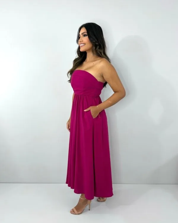 Vestido Perla - Cereja