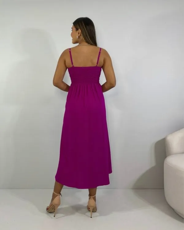 Vestido Karita - Fúcsia