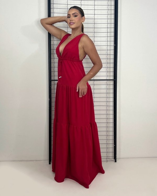 Vestido Ramona - Vermelho