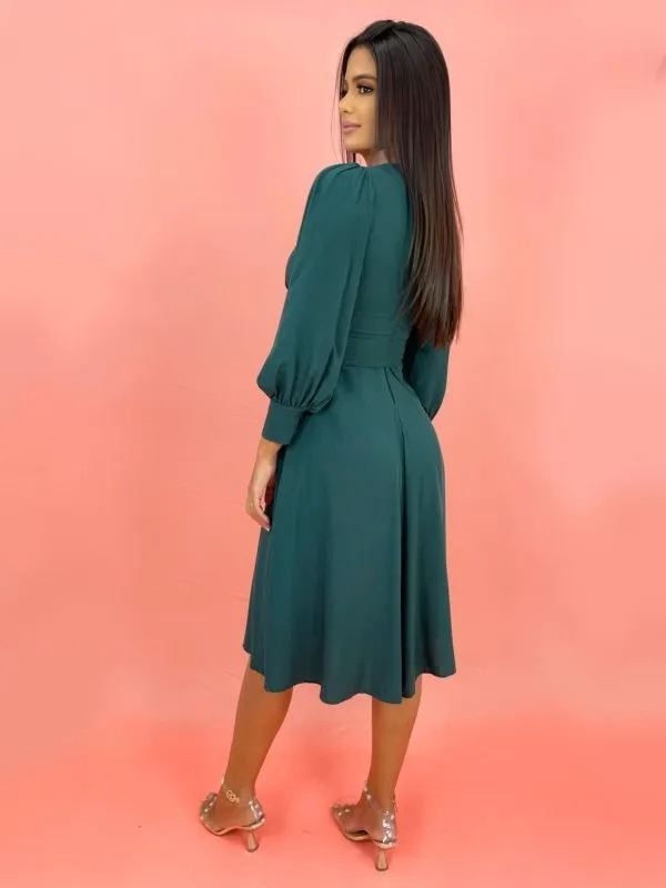 Vestido Leti - Verde Esmeralda