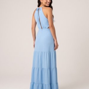 Vestido Estefane Longo - Azul Serenity